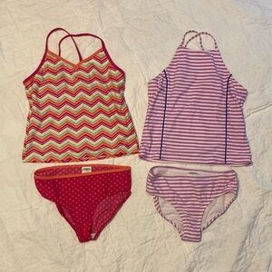 2 Lands End Girls Tankinis. 14